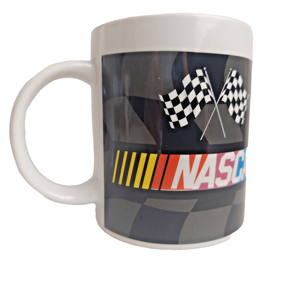 VTG NASCAR Coffee Tea Mug 2003 Black Color Logo Car Auto Racing Sherwood Brands - Picture 2 of 7